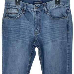 U.S. Polo Assn. Jeans Mens W34 L32 Light Wash Denim‎ Casual Comfort